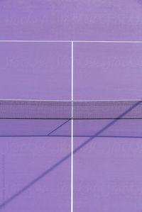 Purple Tennis Court by Luis Cerdeira