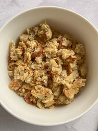 Scrambled Oats (Pan Fried Oatmeal)