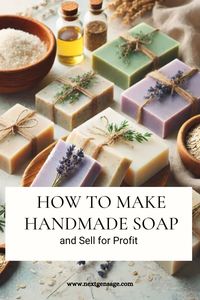 Turn your passion for crafting into profit with our guide on "How to Create and Sell Handmade Soap." This step-by-step tutorial covers everything from selecting natural ingredients and crafting beautiful soap designs to marketing and selling your products for maximum profit. Whether you're a beginner or an experienced DIYer, you'll find tips on packaging, branding, and finding the best platforms to sell your handmade soaps. Start your own soap-making business today and tap into a growing market of customers who love high-quality, artisanal products!  Keywords: handmade soap business, how to make soap, selling handmade soap, soap-making tutorial, DIY soap guide, start a soap business, soap branding tips, crafting for profit.