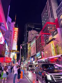 nyc times square night new york