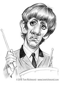 Ringo Starr ©2015 Tom Richmond