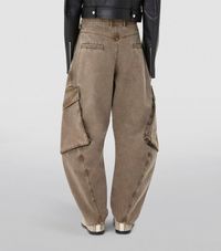 JW Anderson applies a fresh set of twists and turns to a core wardrobe staple with its Twisted cargo trousers. The thick cotton base features an oversized pocket on each side, while the placement of its panels creates a billowing balloon shape that shies away from conventional silhouettes.