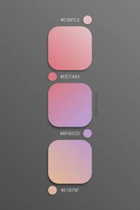 A bright and fun sherbet themed color palette featuring a soft pinkpale orangedeep pinkand a pop of purple