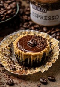 Mini Espresso Cheesecakes