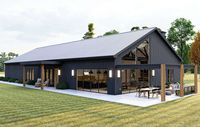 House Plan 963-00660 - Barn Plan: 2,752 Square Feet, 3 Bedrooms, 2.5 Bathrooms