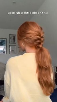 #haircare #hair #healthyhair #selfcare #healthylife #health #lifestyle #healthylifestyle #beauty #feminine #femininity #hairstyle #tutorial #howto #braid #frenchbraid #fauxfrenchbraid #braidedponytail #ponytail