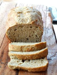 Yeast-Free Paleo Sandwich Bread (nut-free, coconut-free) | Cook It Up Paleo. Cassava flour. I don't know if is ever buy this but if I did I might try this recipe. Looks good