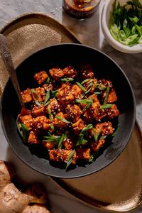 Crispy Chili Crunch Tofu - Fanciful Eats