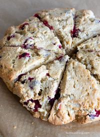 Gluten Free Cranberry Orange Scones