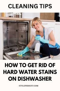 Learn how to remove hard water stains from dishwasher with this easy and effective method! Say goodbye to stubborn mineral deposits and keep your dishwasher looking brand new. Follow these tips for a cleaner and more efficient dishwasher today!