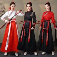 Premium Quality Hanfu Unisex Women Men Couples Fairy Ancient Chinese Matching Wuxia Cosplay, Womens Dresses