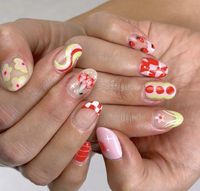 40+ Fun Summer Nail Designs - ♡ July Blossom ♡