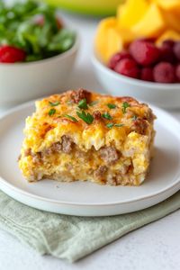 Growing up, my mom always made breakfast casseroles for Christmas morning, but they were never quite ready when we wanted to eat. We'd sit there, stomachs