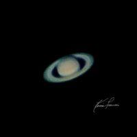 On August 23rd, I captured #Saturn using a Batinov mask to focus my telescope. #nightsky #smartphone #teampixel #Astrophotography #astronomy #clearskies