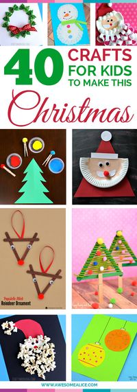 Christmas Crafts for Kids | Easy Christmas Crafts | The best Christmas Crafts for Kids | Paper Crafts | Santa Crafts | Winter Crafts | Snowman Crafts | Cheap Christmas Crafts | Fun and Free Activities for kids | DIY Christmas Crafts | Free Kids Craft Ideas | #Christmascrafts #kidscraft #kidsactivities #craftideas #freeactivities #DIY #Doityourself | www.awesomealice.com