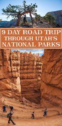 Your guide to an epic 9 day road trip through Utah's most beautiful parks.