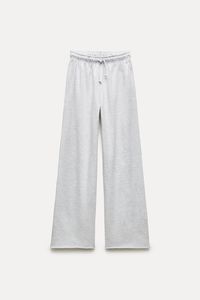 WASHED EFFECT PLUSH JOGGER PANTS