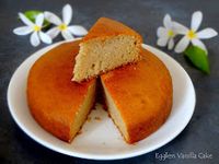 Ambrosia: Egg less Vanilla Tea Cake | Butter free Cake