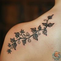 Vine Tattoos: Exploring the Symbolism, Styles, and Meanings Behind the Popular Ink: 102 Designs - inktat2.com