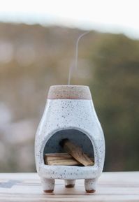 tiny fireplace for your incense