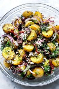 Greek Potato Salad | foodiecrush.com