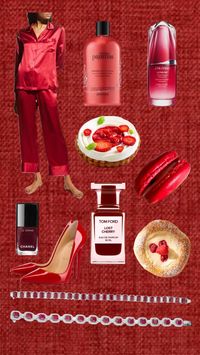 Red moodboard #luxuryaesthetic #luxurylife #redcoquette