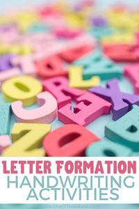 Letter Formation Activities and Tools That Work - The OT Toolbox