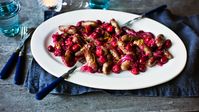 Sticky cranberry sausages recipe - BBC Food