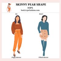 What Not to Wear for a Skinny Pear Shape - Fashion for Your Body Type