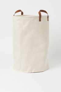 Cotton Twill Laundry Bag - White - Home All | H&M CA