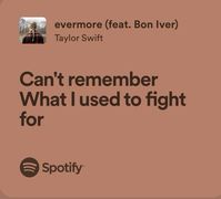 evermore lyrics