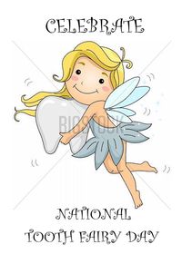 National Tooth Fairy Day February 28th card #Ad , #spon, #Fairy, #Tooth, #National, #Day