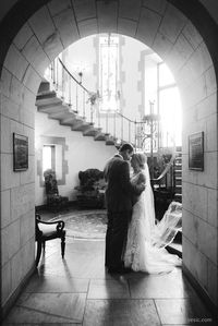 love this first look picture | Graylyn Estate wedding, Winston-Salem, North Carolina #firstlook #weddingphotography