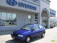 1997 Lapis Blue Metallic Ford Aspire Coupe #8155482 | GTCarLot.com - Car Color Galleries