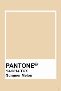 Pantone Summer Melon