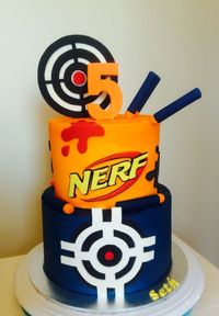 21+ Great Picture of Nerf Birthday Cake - davemelillo.com