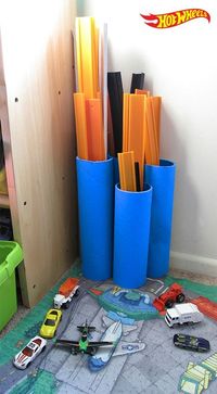 paint pvc for track storage