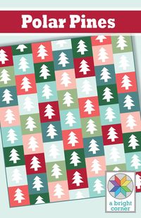 Polar Pines quilt pattern - PAPER pattern