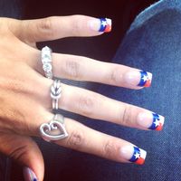 My Texas flag nails