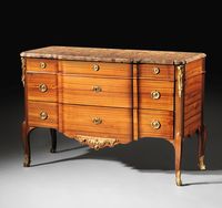 c1770-75 A late Louis XV gilt-bronze mounted satiné "à la Grecque" commode by Roger Vandercruse said La Croix, circa 1770-75 Estimate 20,000 — 30,000 EUR LOT SOLD. 21,250 EUR