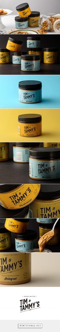 Tim & Tammy's - Peanut Butter - Packaging of the World - Creative Package Design Gallery - http://www.packagingoftheworld.com/2017/05/tim-tammys-peanut-butter.html