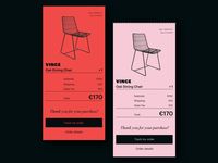 UI Daily, #017 – Email Receipt by Elena Perminova