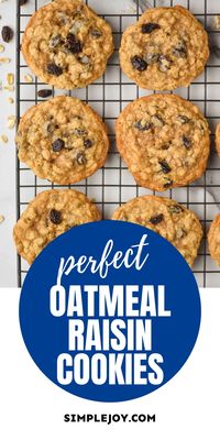 These Oatmeal Raisin Cookies are perfectly crisp on the outside and soft and chewy on the inside, exactly the way you would want them to be.