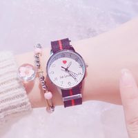 Fashion Women Watches Casual Minimalism elegant purple Ladies Watch nylon Strap Quartz Female Wristwatch Gift Outfit Accessories From Touchy Style. | Free International Shipping.