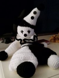 Clown Ragdoll Crochet Pattern - Doc