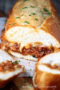 Italian Sloppy Joe Sub Sandwiches