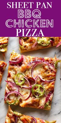 What about BBQ chicken for your next pizza?! This recipe uses leftover cooked chicken and balances sweetness with heat with a hickory BBQ sauce. Press the dough into the pan, add the toppings, and you're good to go!