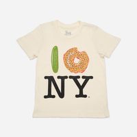 PiccoliNY pickle bagel NY T-shirt