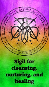 Sigil for cleansing, nurturing, and healing