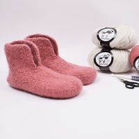 Felted Slippers - Crochet Patterns Happy Sheep